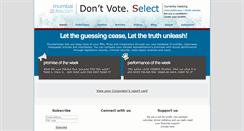 Desktop Screenshot of mumbaivotes.com