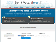 Tablet Screenshot of mumbaivotes.com